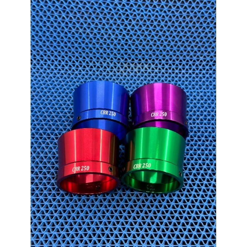 ปากแตรใส่เรือนCBR250-CRF250มีให้เลือก4สี เขียว ม่วง แดง