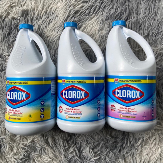 clorox bleach total disinfects cleans ขวดใหญ่ ขนาด 2ลิตร