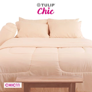 TULIP CHIC สีพื้น CHIC11 ชุดผ้าปู ผ้าห่มนวม ให้ความมินิมอล สัมผัสนุ่มไม่ระคายผิว