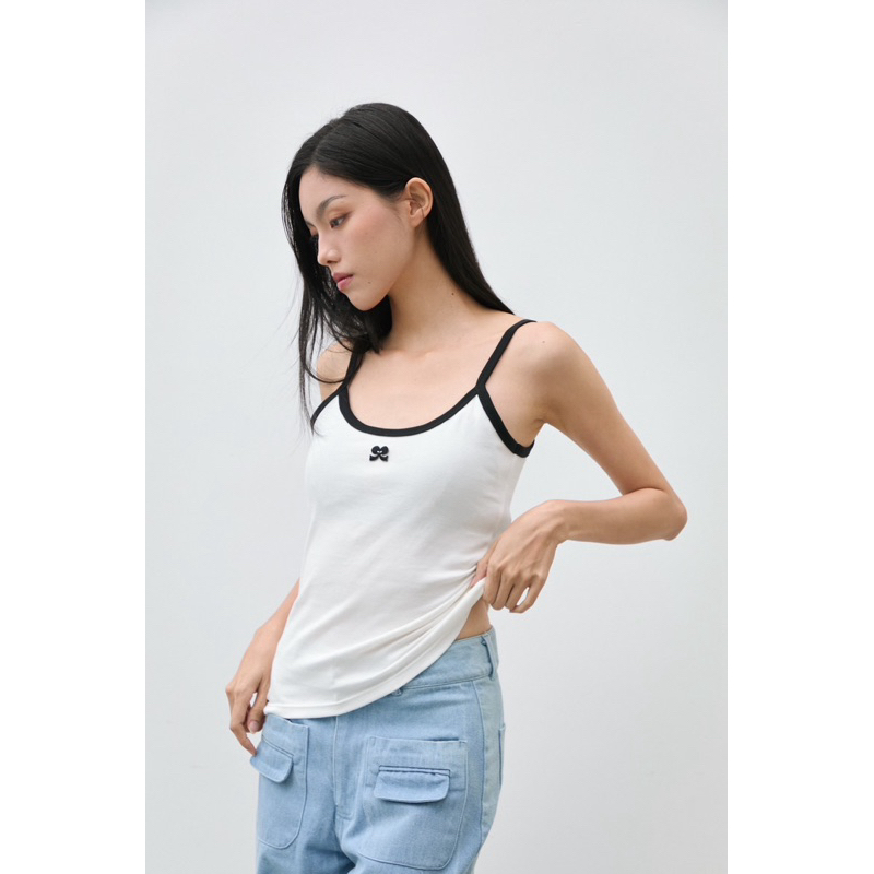RiRi - Logo Black Tank Top