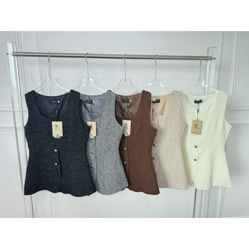 โปร 5.5 เหลือราคา 439 บาท  *ใช้โค้ดลดได้อีกค่า* ***P352 Deva Tweet*เฉพาะเสื้อนะค่า*เสื้อผ้าทวิตมีซับในค่า ราคา ถูกที่สุด ดีลบีเคเค รูปภาพหลัก