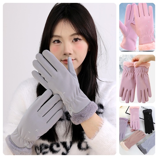 TB269 ถุงมือกันหนาวแบบสาวหวาน ๆ