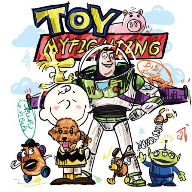 พร้อมส่ง ตัวรีดติดเสื้อ👕Iron on Patches 👕 รูปแมว หมา การ์ตูน กระรอก Chip dale Toy ทอย สตอรี่