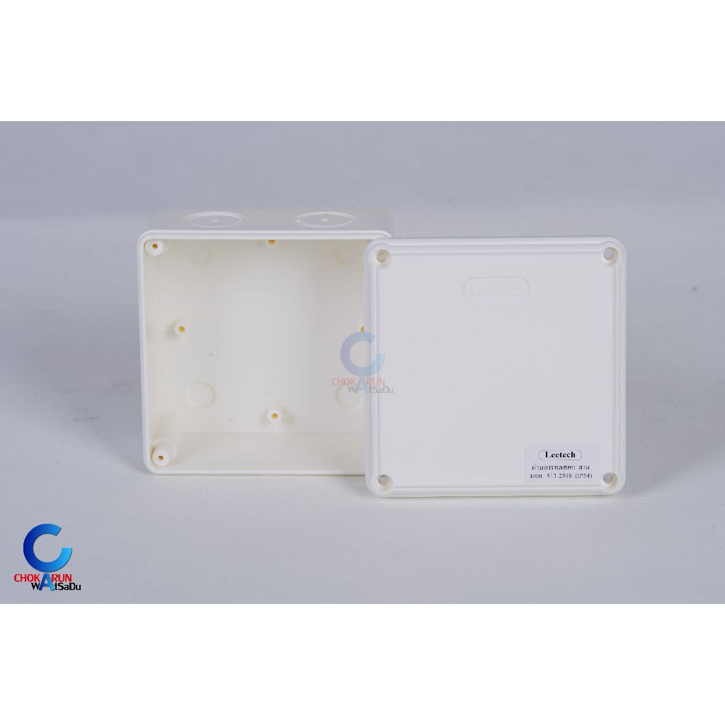 Leetech กล่องพลาสติกกันน้ำ ลีเทค กล่อง กันน้ำ กล่องเก็บสายไฟ WB [ ราคา ต่อ 1 ชิ้น ] ราคา ถูกที่สุด ดีลบีเคเค แกลเลอรีภาพที่ 4