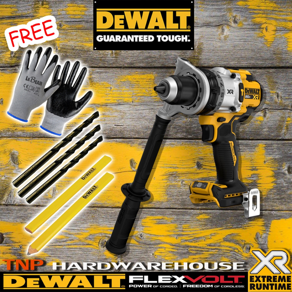 DEWALT DCD1007N สว่านกระแทกไร้สาย 20V (3 ระบบ) Brushless  (ตัวเปล่า)