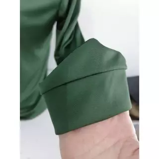 เสื้อยืดแขนยาว สีเขียวทหาร ผ้าไมโคร หนา145แกรม ใส่สบายไม่ร้อน Man Clothing ผู้ชาย