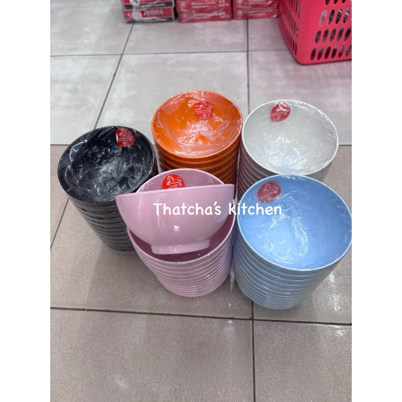 ชามแบ่่ง 4 นิ้ว เนื้อเมลามีน ตรา golden horse ( 1 แพ็ค บรรจุ 12 ใบ ) สีขาว/สีดำ/สีส้ม/สีชมพู/สีฟ้า/สีเขียว