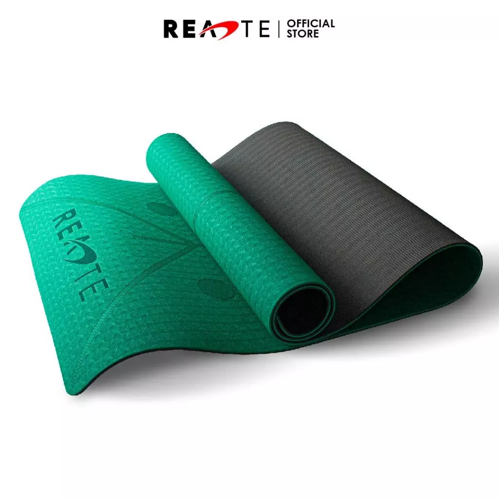 READTE เสื่อโยคะ เสื่อออกกำลังกาย หนา 6 MM. รับแรงกระแทกได้ดี กันลื่น TPE YOGA MAT