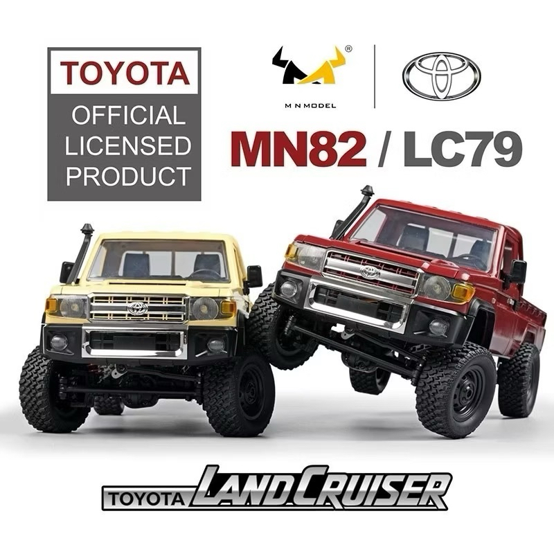 Mn82 RTR โมเดลรถไต่หินบังคับ 1/12 2.4G 4WD LC79 มีไฟ LED แต่งแล้ว พร้อมส่ง