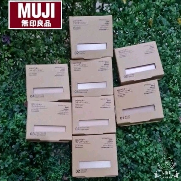 แท้✨MUJI แป้งฝุ่นยูวีชนิดอัดแข็งผสมรองพื้น ราคาเต็ม490฿หมดอายุปี26