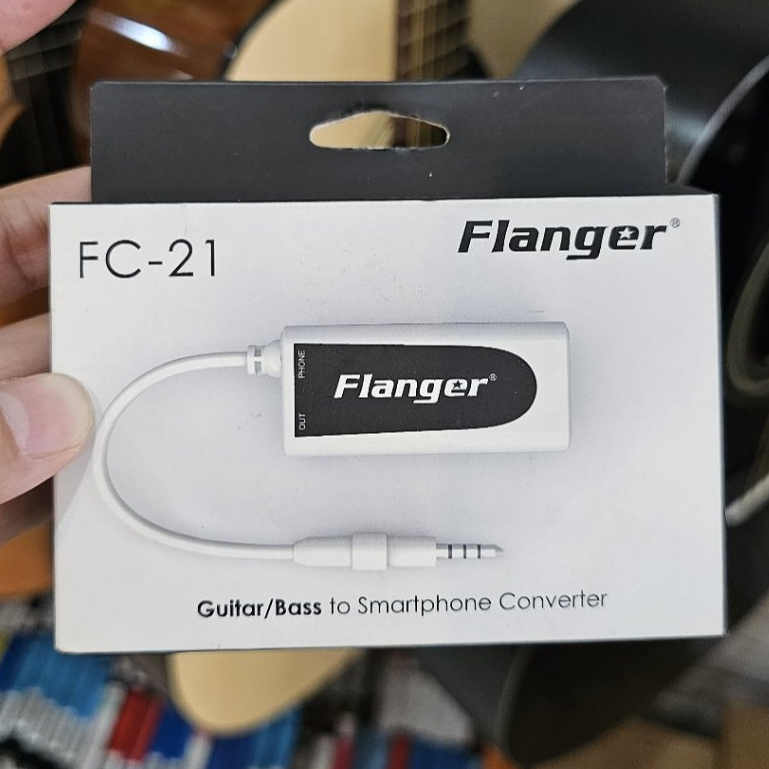 [โค้ดลด20%!! ] Flanger FC-21 Guitar/Bass to Smartphone Converter อุปกรณ์อัดเสียงกีตาร์/เบสเข้ามือถือ