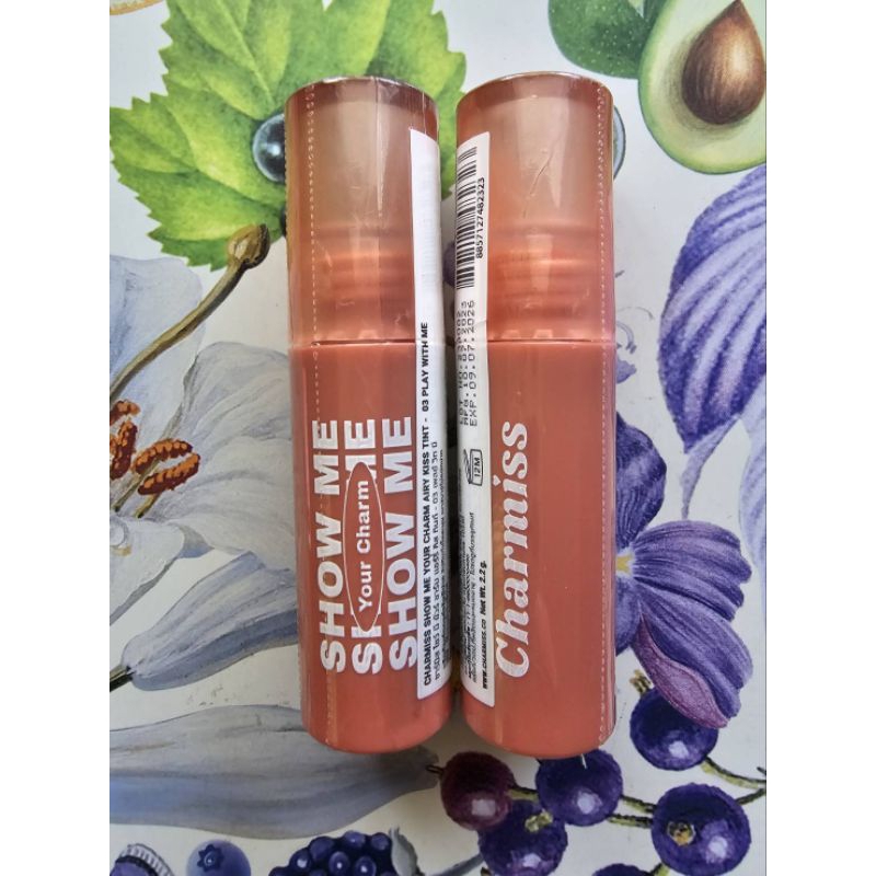 Charmiss Show Me Your  Charm Airly Kiss Tint 2.5g.# 03 Play with me ลิปเนื้อมูสแมท