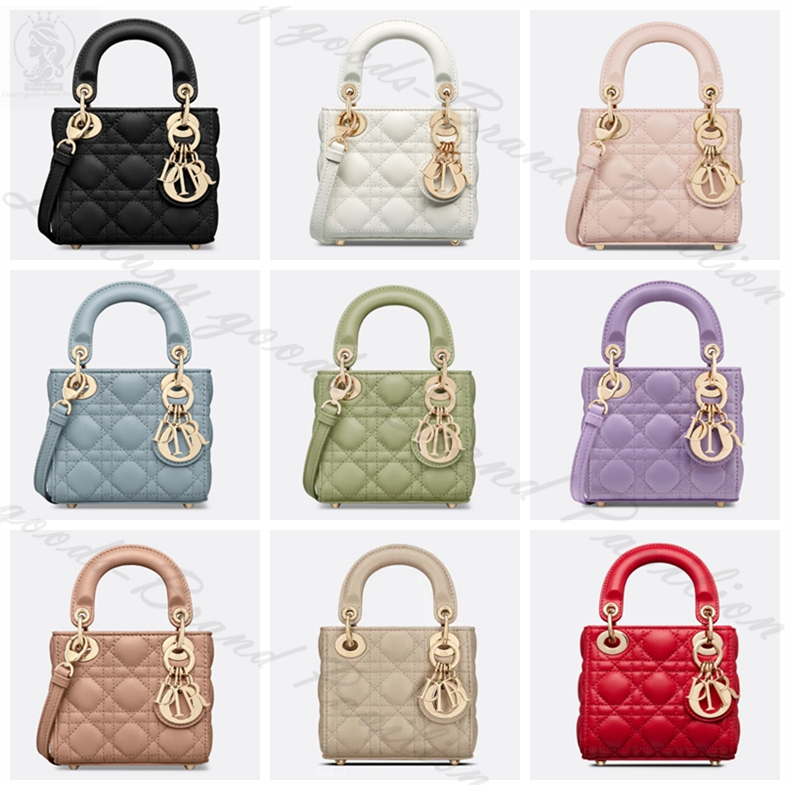 👜Dior, classic, super mini, LADY DIOR, กระเป๋าถือ, กระเป๋าสะพายข้าง ของแท้💯