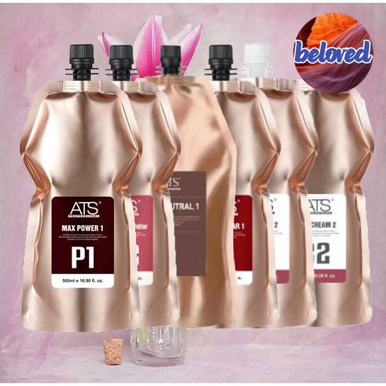 ATS Max P1, R1, MC, N1, L2, C2 ยายืดผม 500 ml และยาโกรกน้ำ หรือยาโกรกครีม 600 ml สำหรับยืดวอลุ่ม ดัดดิจิตอล