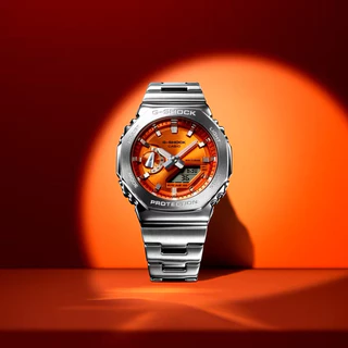 CASIO G-SHOCK นาฬิกาข้อมือ GM-2110D-2A GM-2110D-7A GM-2110D-3A GM-2110D-4A GM-2110D GM-2110D-3A1ของแท้ประกันศูนย์ 1ปี
