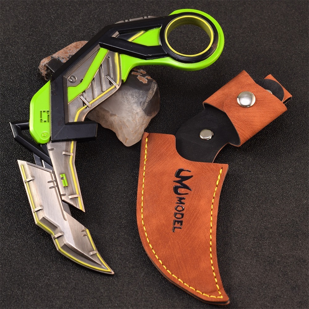 🔥🗡️ โมเดลมีด RGX 3.0 11z Pro Karambit VALORANT พร้อมซองหนัง และแท่นวางโชว์