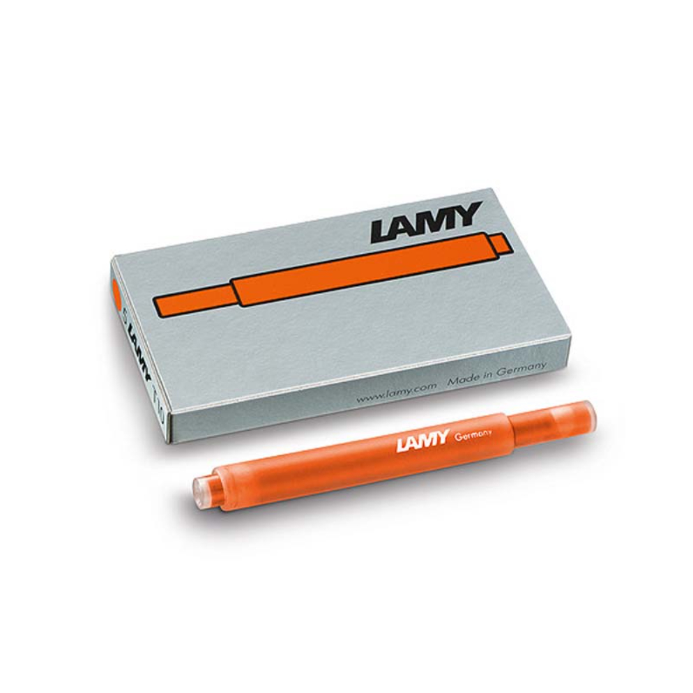 LAMY T10 copper orange 2015 limited ink cartridges (หมึกปากกาลามี่ สีส้ม)