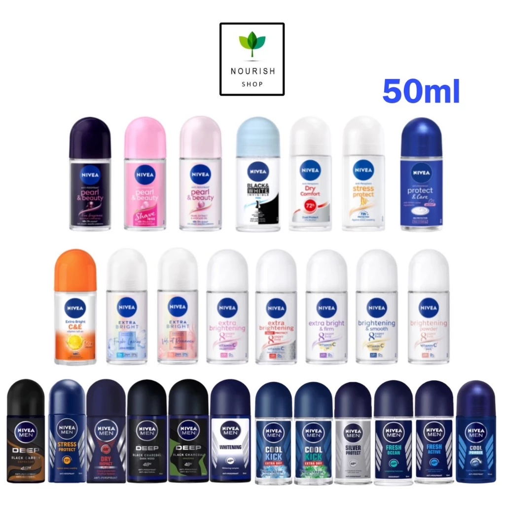 ์NIVEA นีเวีย โรลออน ระงับกลิ่นกาย ขนาด 50 มล.