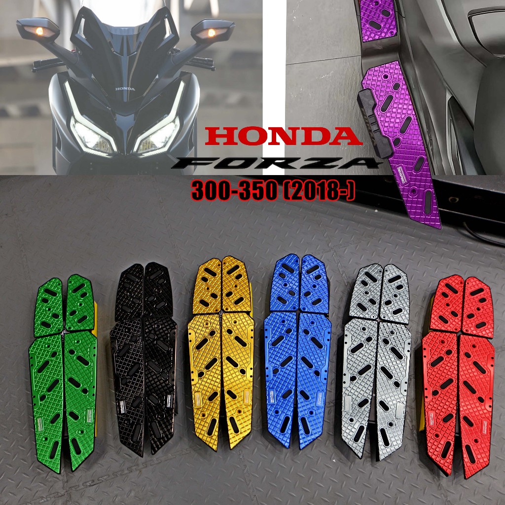 พักเท้าคนขับ Semspeed V2 CNC Forza 300 350 2018 - 2024 พื้นพักเท้าหน้า พักเท้า ที่พักเท้า
