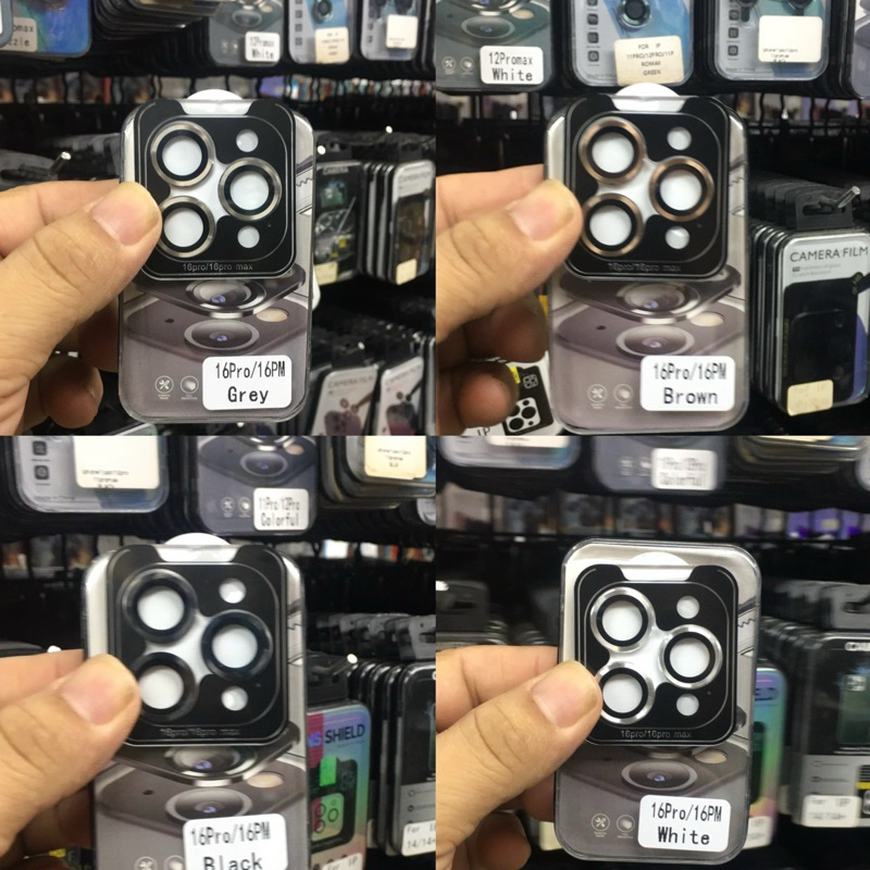 วงแหวน รุ่น iPhone 16Pro ,16 Promax สินค้าตรงรุ่น พร้อมส่งในไทย กันรอยขีดข่วน กันกระแทก ป้องกันเลนส์กล้อง