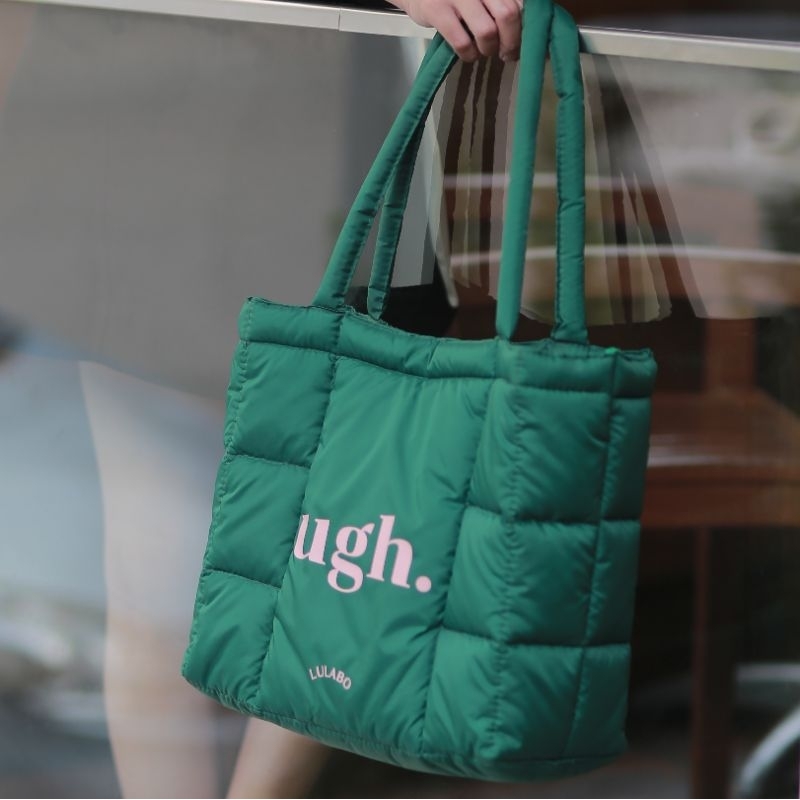 Lulabo Puffy Bag by femii : กระเป๋านุ่มนิ่ม มี 4 สี ใส่โน๊ตบุค/ไอแพดได้ กระเป๋าถือ กระเป๋าทรงTote น่