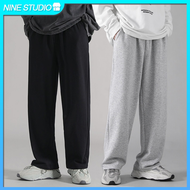 กางเกงวอร์ม กางเกงขายาวผู้ชาย เวลาว่าง สรุปง่ายๆง่ายๆ การออกกำลังกายที่เหมาะสม สีดำและสีพื้น