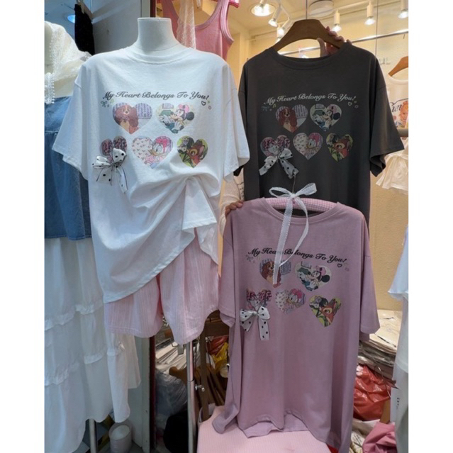 [P401] : เสื้อยืดลายดิสนีย์ 𝐨𝐯𝐞𝐫 𝐬𝐢𝐳𝐞