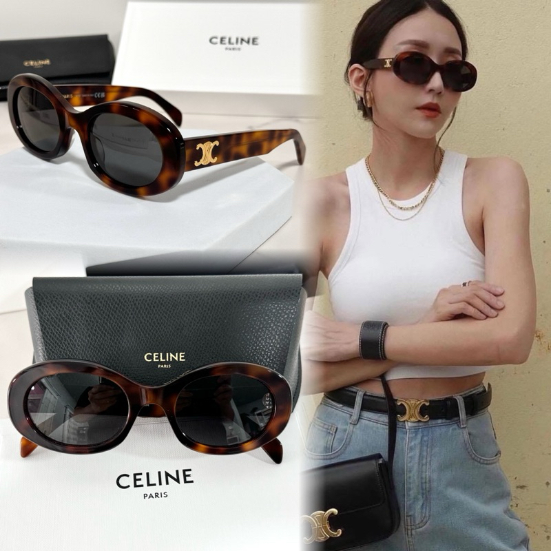 < Eyewear By Mr.B > - แว่นกันแดด Celine Triomphe 01 ของแท้ 💯 || พร้อมอุปกรณ์ครบ