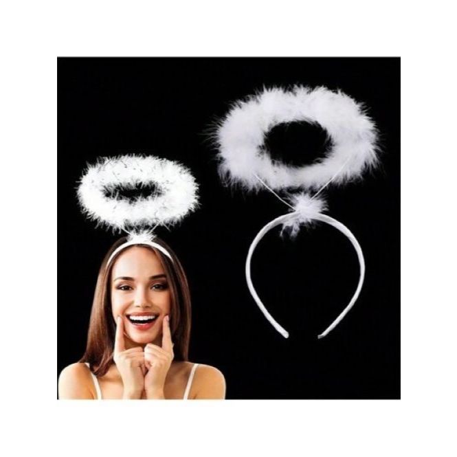 ที่คาดผมนางฟ้า วงแหวน เทวดา แฟนซี ปาร์ตี้ ที่คาดผมแฟร์รี่ เทพธิดา ฮาโลวีน Angle Halo Ring Fairy Headband Hairband Party