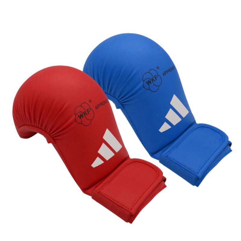 นวมคาราเต้​ อาดิดาส​ สีแดง/น้ำเงิน adidas Karate Mitts - Red/Blue - WKF Approved