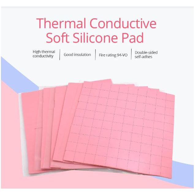 ซิลิโคนแผ่น ระบายความร้อน มือถือ Thermal Pad