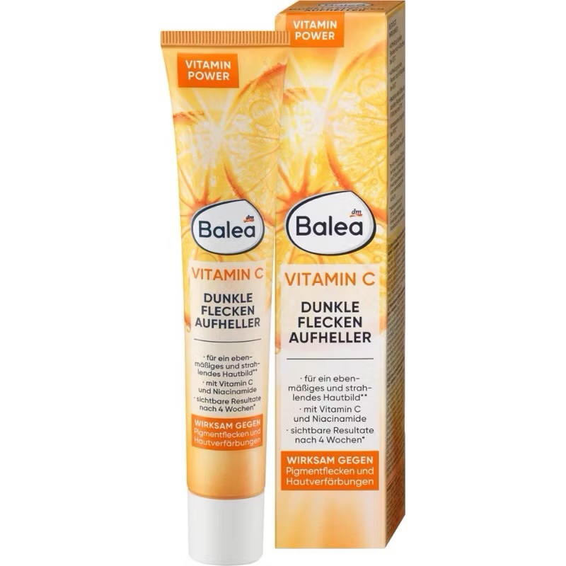 ลดฝ้า ครีมทาฝ้า ครีมหน้าใส เยอรมัน Balea Dunkle Flecken Aufheller รุ่นใหม่ล่าสุด 50ml (หลอดเหลือง)