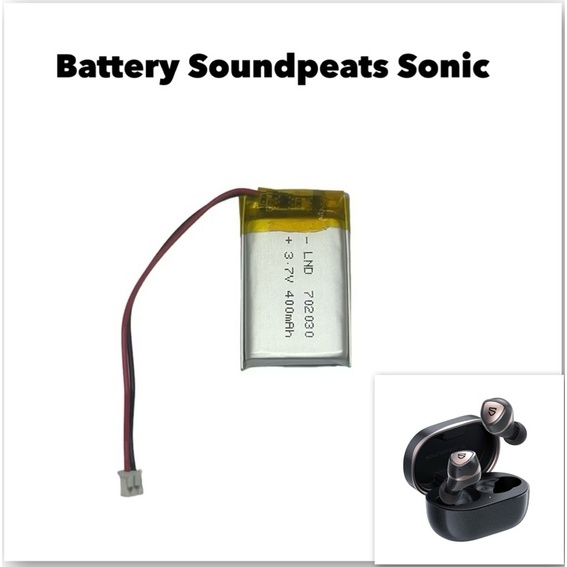 Battery Soundpeats Sonic 702030 400mAh