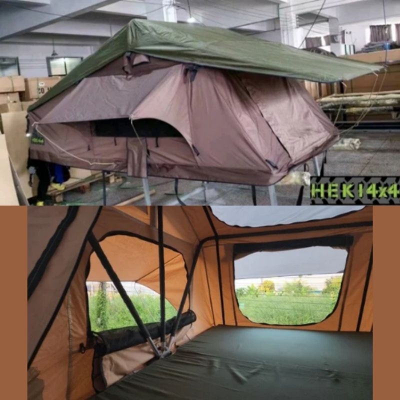 เต็นท์หลังคารถHEKI4x4 rooftop tent Thailand รุ่น RTT-6 ขนาด1.6