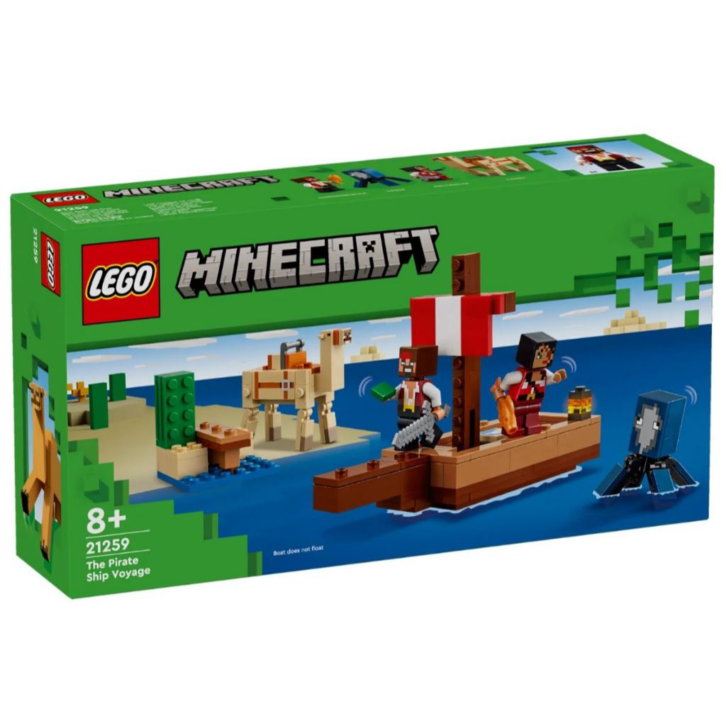 LEGO® Minecraft® The Pirate Ship Voyage 21259