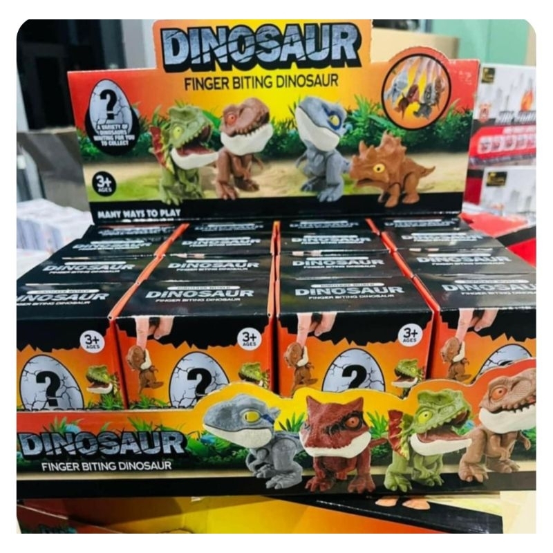 พร้อมส่ง! ไดโนเสาร์งับนิ้ว Finger Dinosaur งายสวย งับนิ้วได้ แขนขาขยับได้ ปากขยับได้ - รูปที่ 4