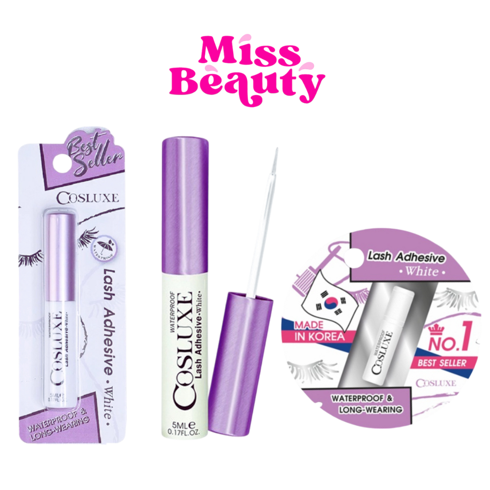 Cosluxe Lash adhesive 5ml. คอสลุคส์ กาวติดขนตาปลอม กาวติดขนตา