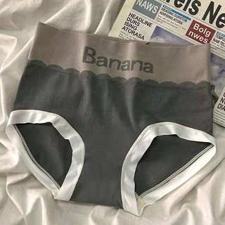 [ส่งจากไทย] 𝑩𝒓𝒂𝑩𝒓𝒂𝑩𝒓𝒂 #p-083 กางเกงในผู้หญิง กางเกงในผ้าทอ Banana
