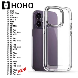 K🔥เคสใสกันกระแทก เคสแม่เหล็ก ใช้สำหรับ iPhone 17 Air 11 12 13 14 15 16 17 Pro Max Mini 6 7 8 + Plus SE XR XS Max Case