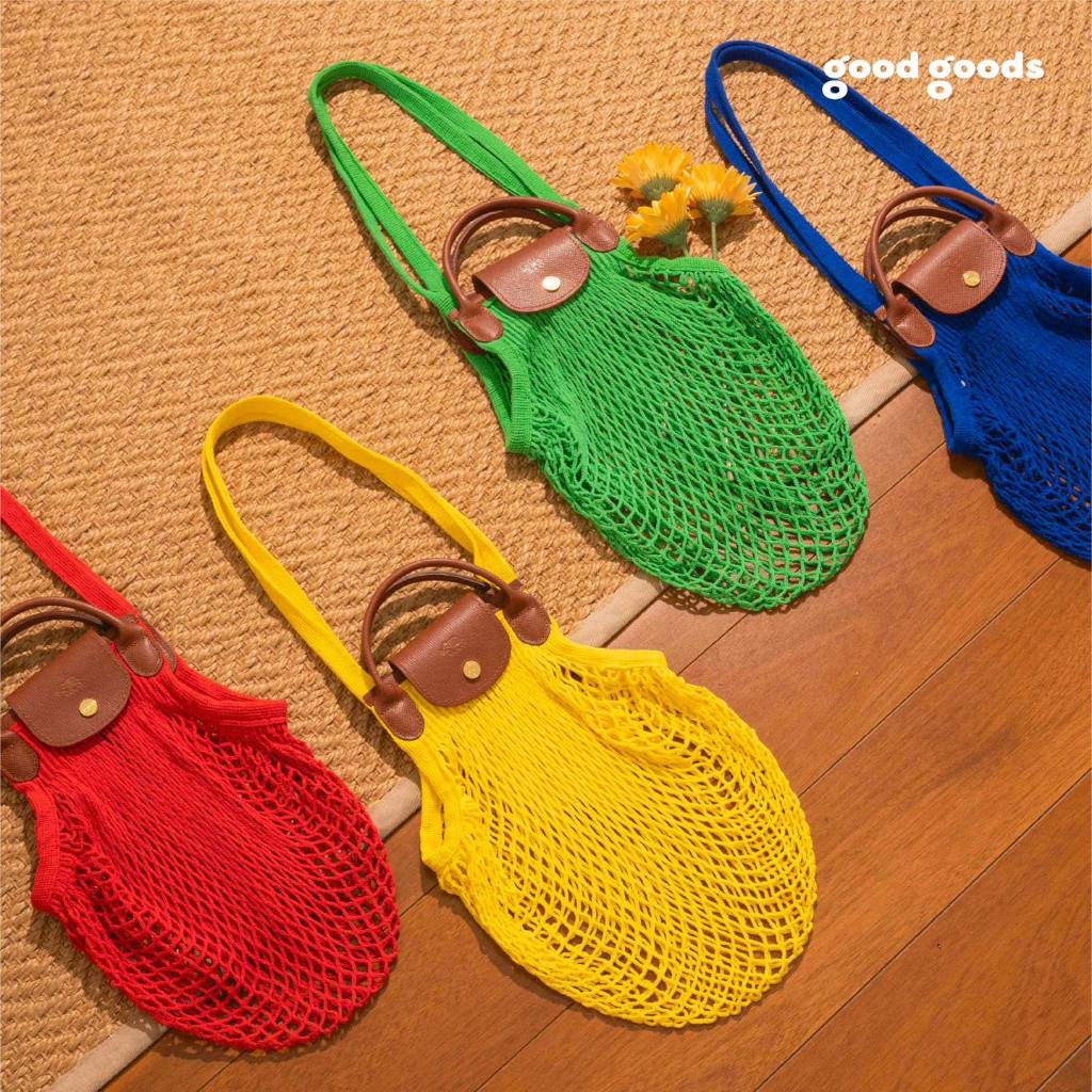 กระเป๋าสะพายตาข่ายถัก Good Goods