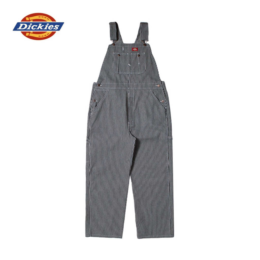 DICKIES MENS OVERALL COVERALL - HICKORY STRIPE เอี๊ยม ชุดเอี้ยมขายาว ผู้ชาย