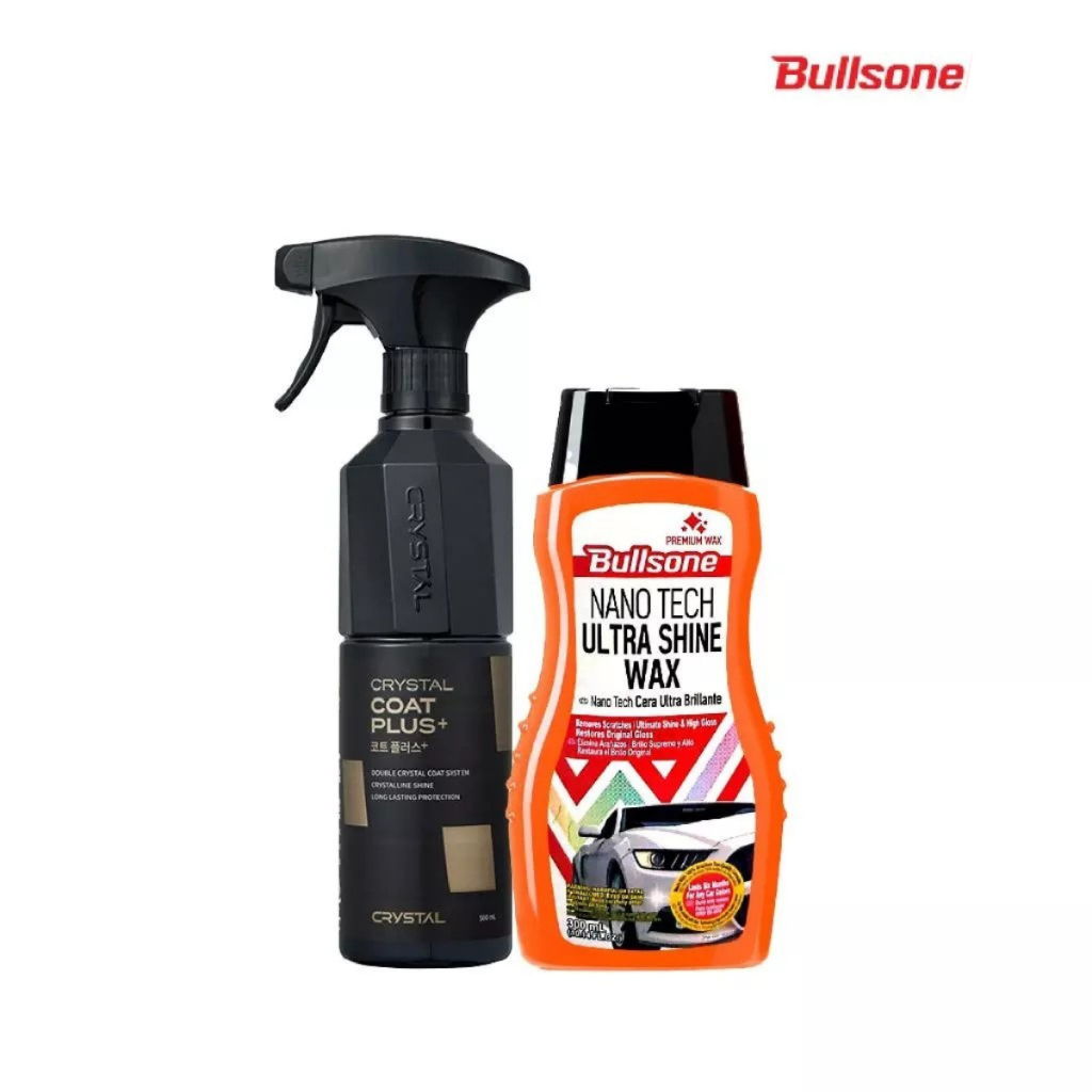 Bullsone ชุดปรับสภาพพร้อมปกป้องสีรถ Ultrashine & Crystal Coat