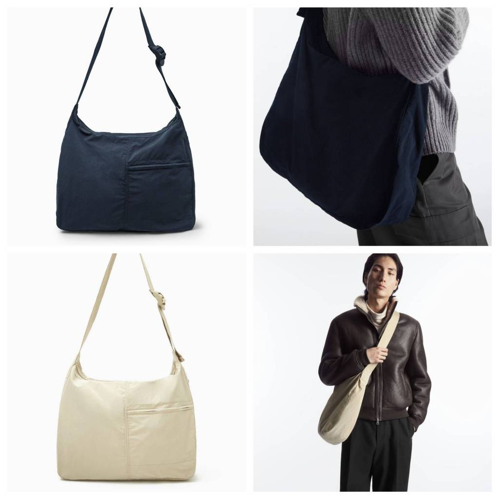 พร้อมส่ง * กระเป๋า Cos Slouchy Nylon Messenger Bag ของแท้ 100%