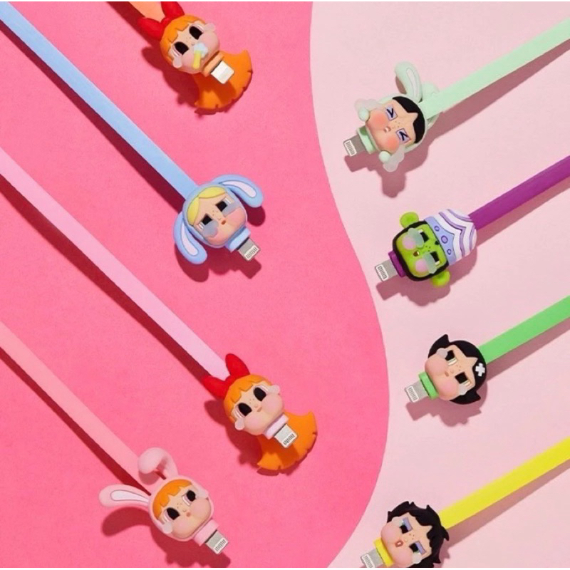 พร้อมส่งจากไทย จุ่มสายชาร์จ ลุ้นซีเคร็ด crybaby x the powerpuff girls