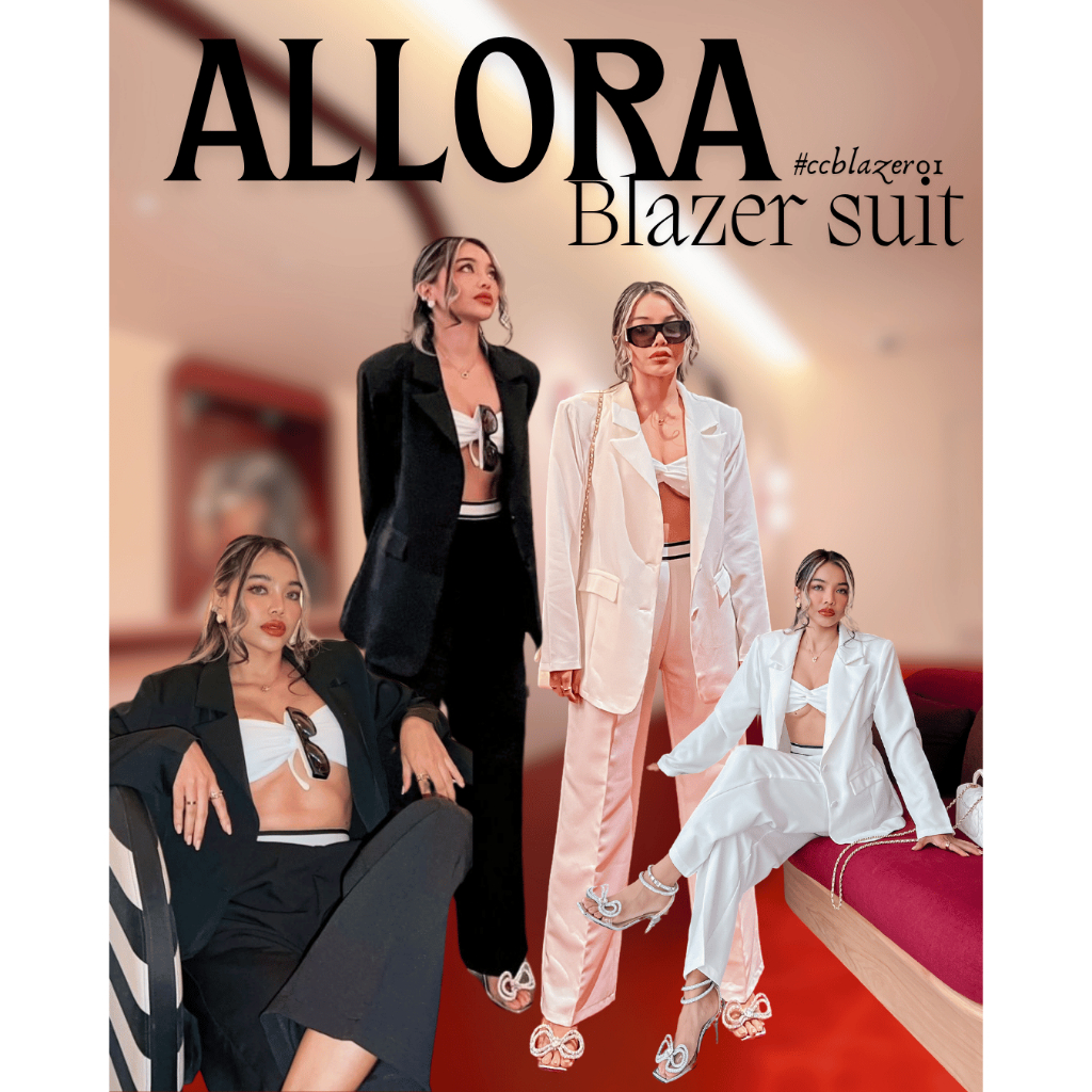 Chuuclothing Allora Blazer suit [พร้อมส่ง]