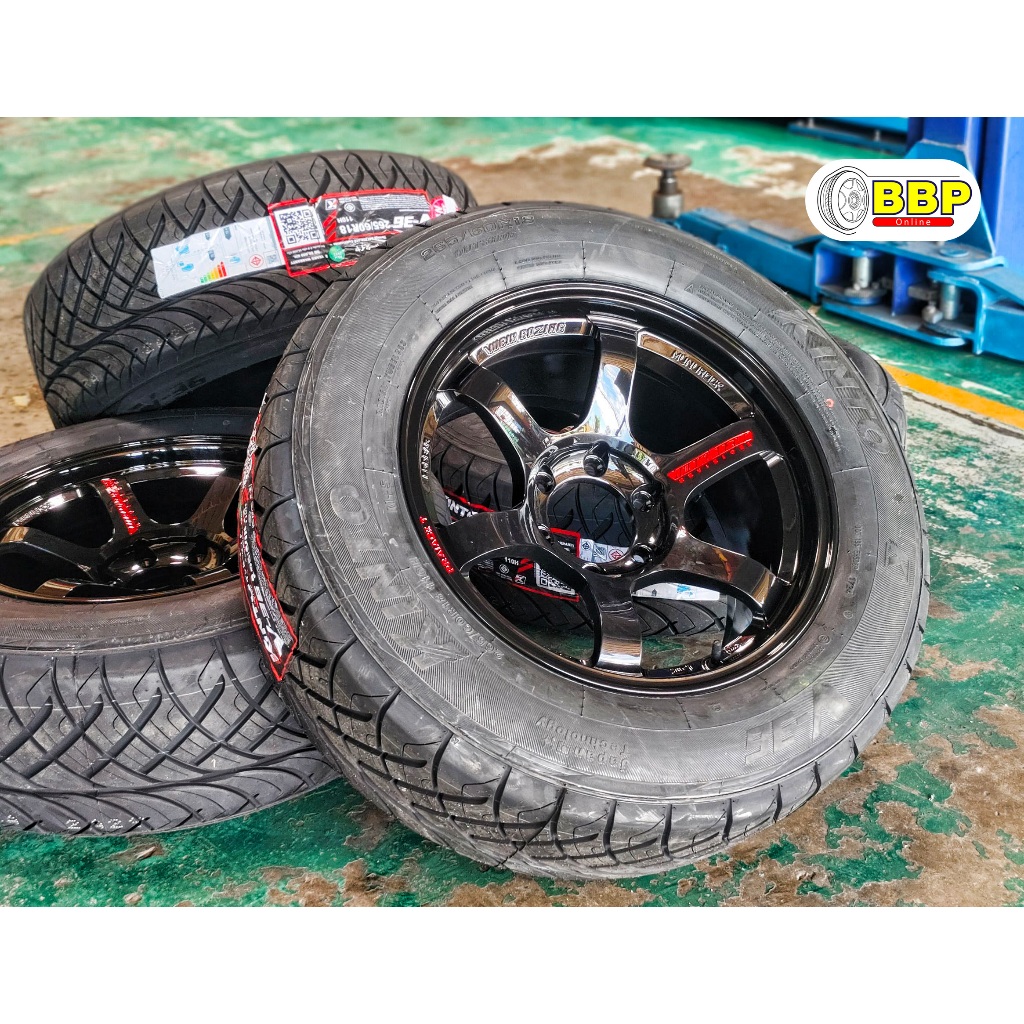 แม็กขอบ 18 Te37 SUV ประกอบยาง (4ล้อ)