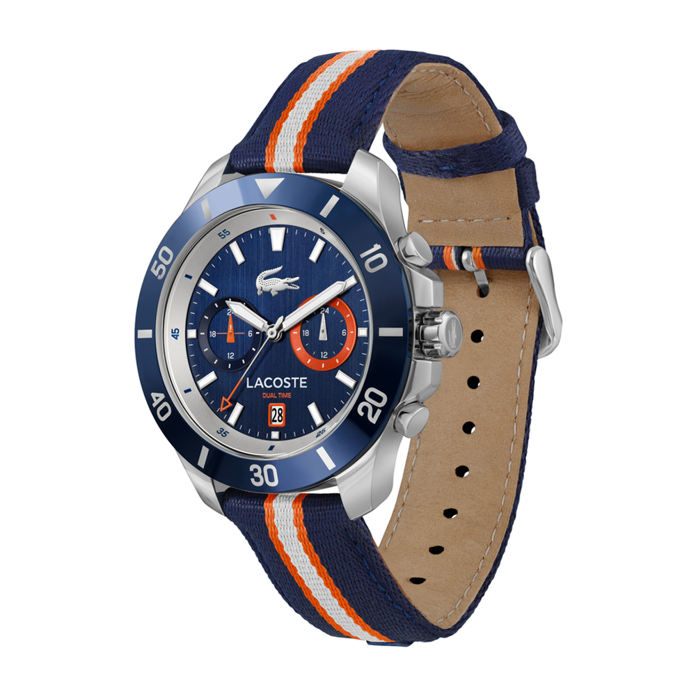 Lacoste LC2011339 Quartz Colored Strap 44 mm Men's นาฬิกา นาฬิกาข้อมือ นาฬิกาข้อมือผู้ชาย
