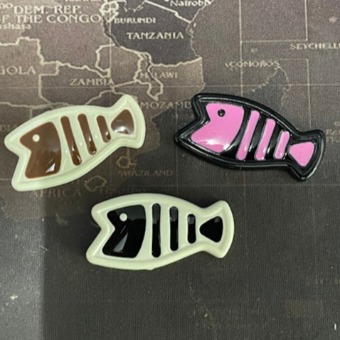 แม่เหล็กก้างปลา แม่เหล็กรูปปลา Fish Magnet