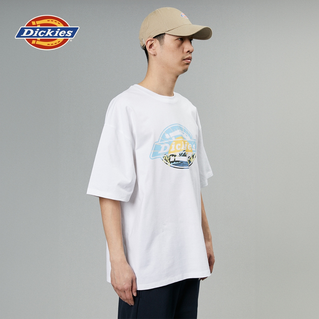DICKIES MENS TEE SS - DICKIES WHITE เสื้อยืด เสื้อยืดแขนสั้น ผู้ชาย