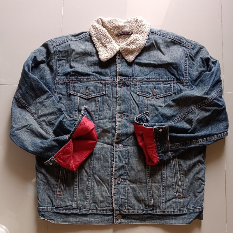 Gap Denim Jacket ผู้ชายมือสองสภาพดี SZ. L